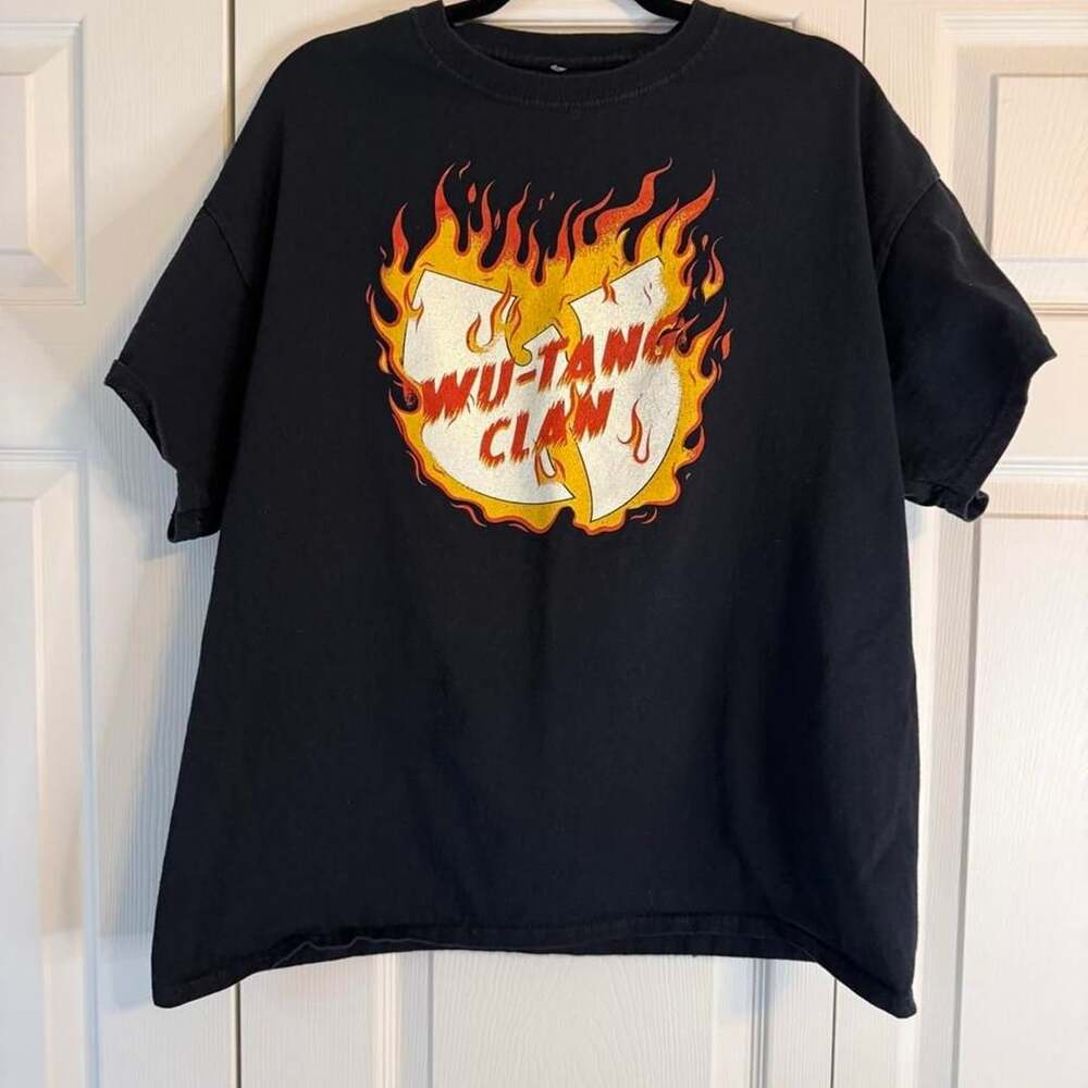 Wu-Tang Clan Flashing Flames Graphic T-Shirt
